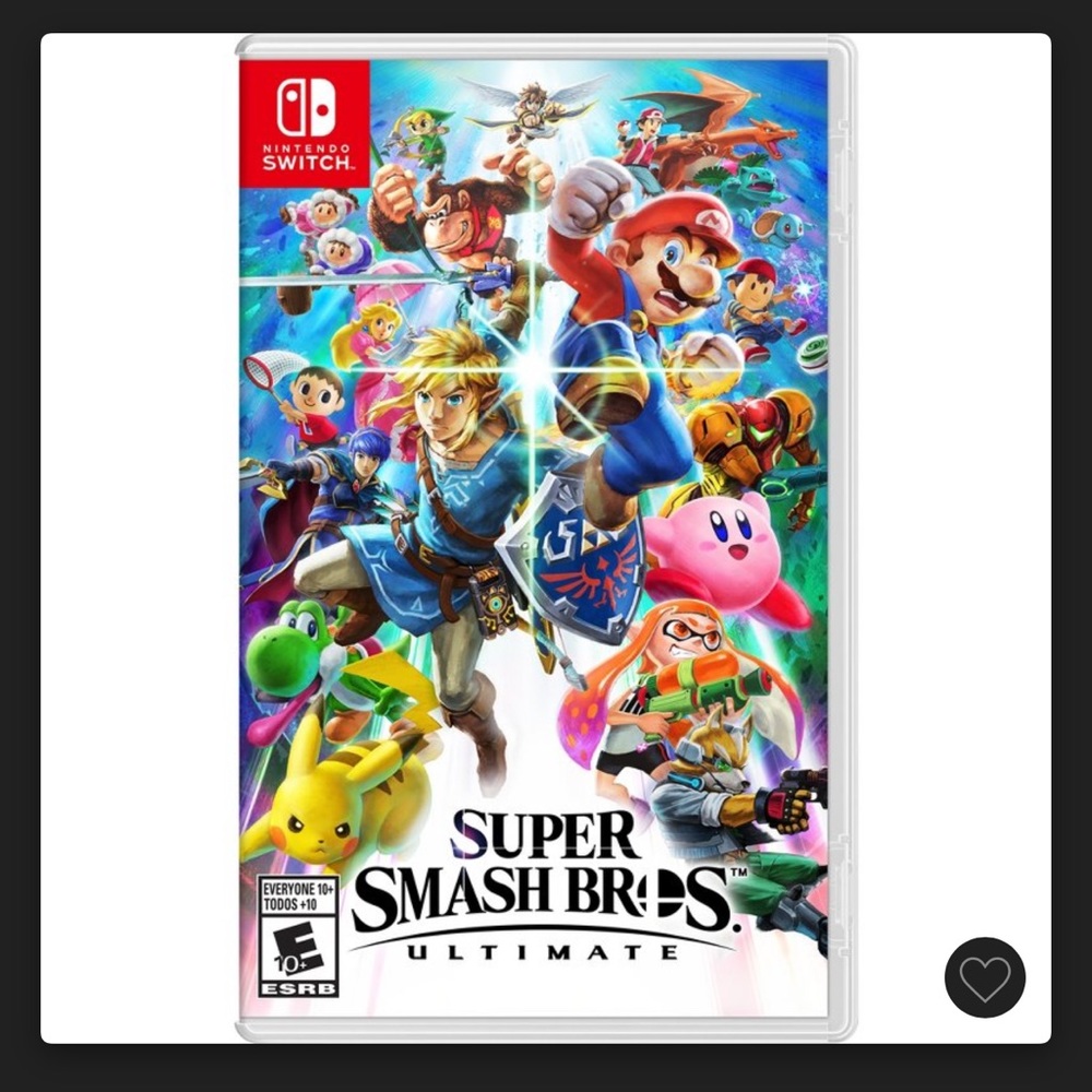 Super Smash Bros Nintendo Switch Physical Game